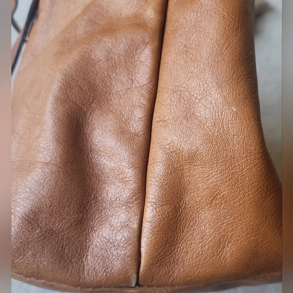 Patrica Nash Brown Leather Handbag With Top Handle or Shoulder Strap
